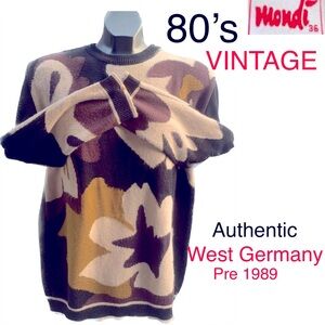 MONDI 🌼 Mocha ☕️ & Vintage EUC size Medium/Large WOOL